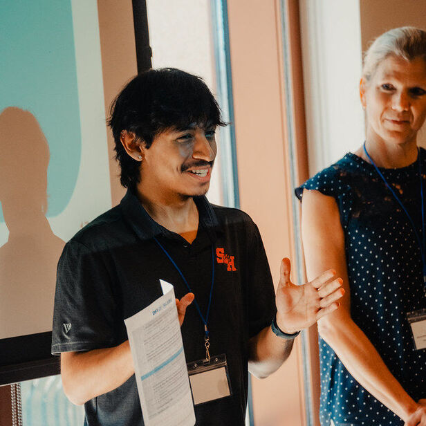 Teacher candidate speaking