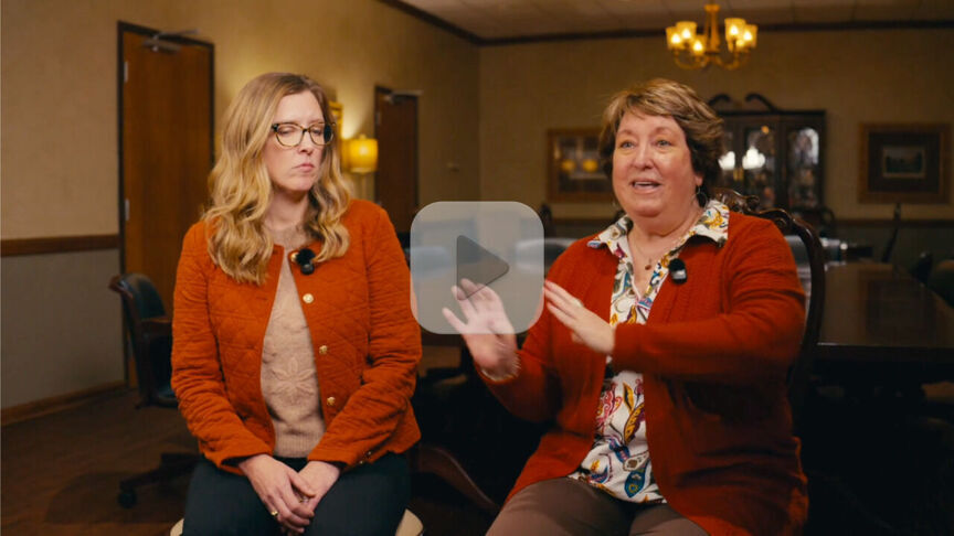 Laura McClellan (left) and Susan Price (right), faculty at Carson-Newman University’s School of Education and Counseling.