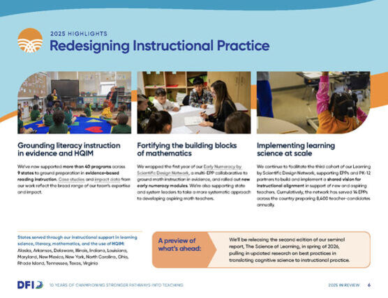 Sixth page of impact report