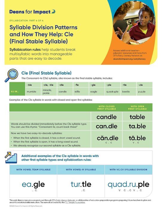 syllabication one-pager preview